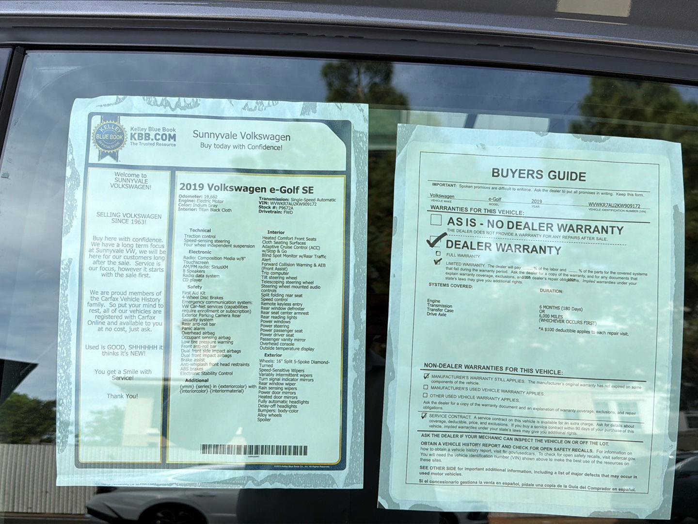 Used 2019 Volkswagen e-Golf SE w/ Driver Assistance Package image 26