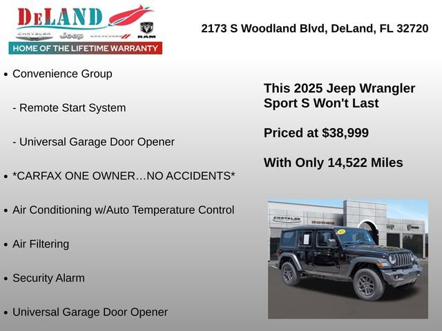 Used 2025 Jeep Wrangler Sport S image 25