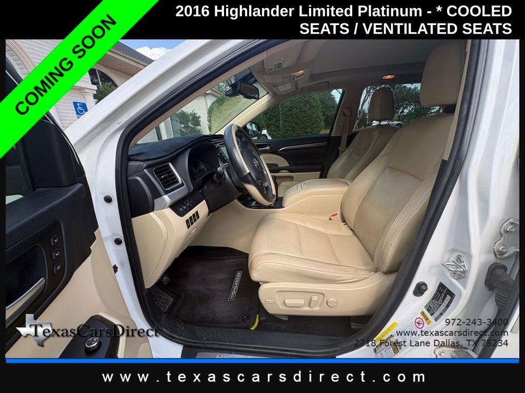 Used 2016 Toyota Highlander Limited Platinum AWD/4WD image 6