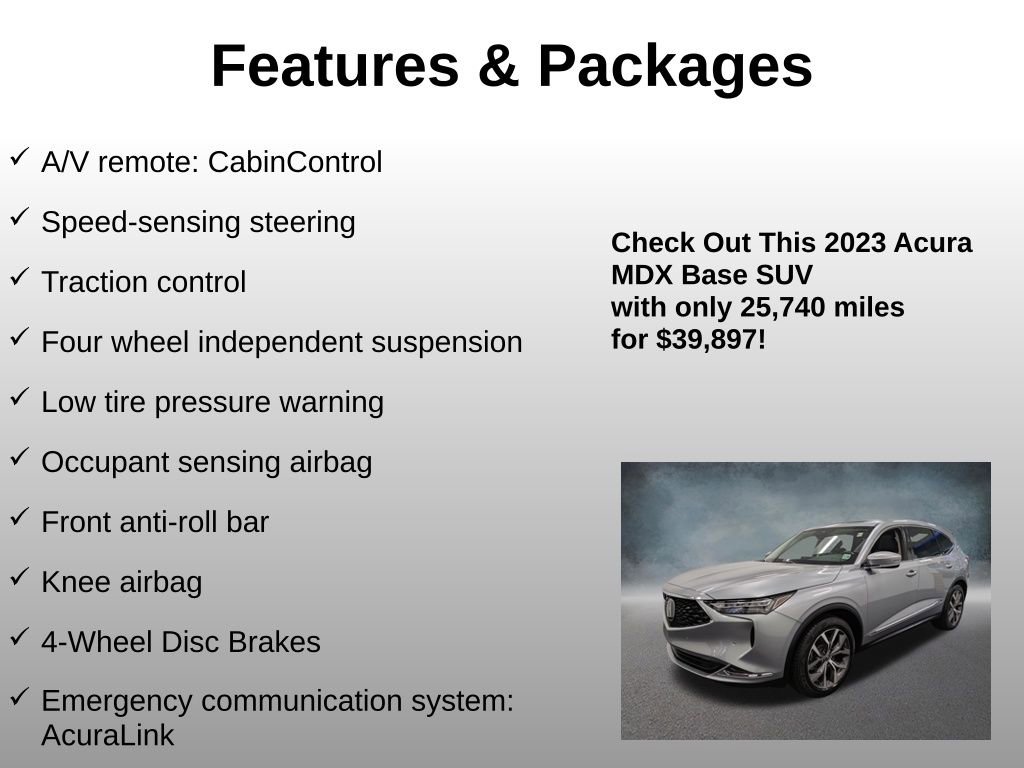 Used 2023 Acura MDX SH-AWD w/ Technology Package image 16