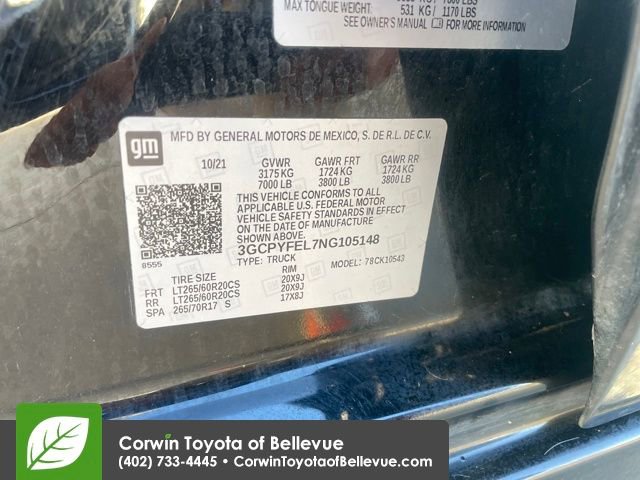 Used 2022 Chevrolet Silverado 1500 LT Trail Boss w/ LT Trail Boss Premium Package image 29