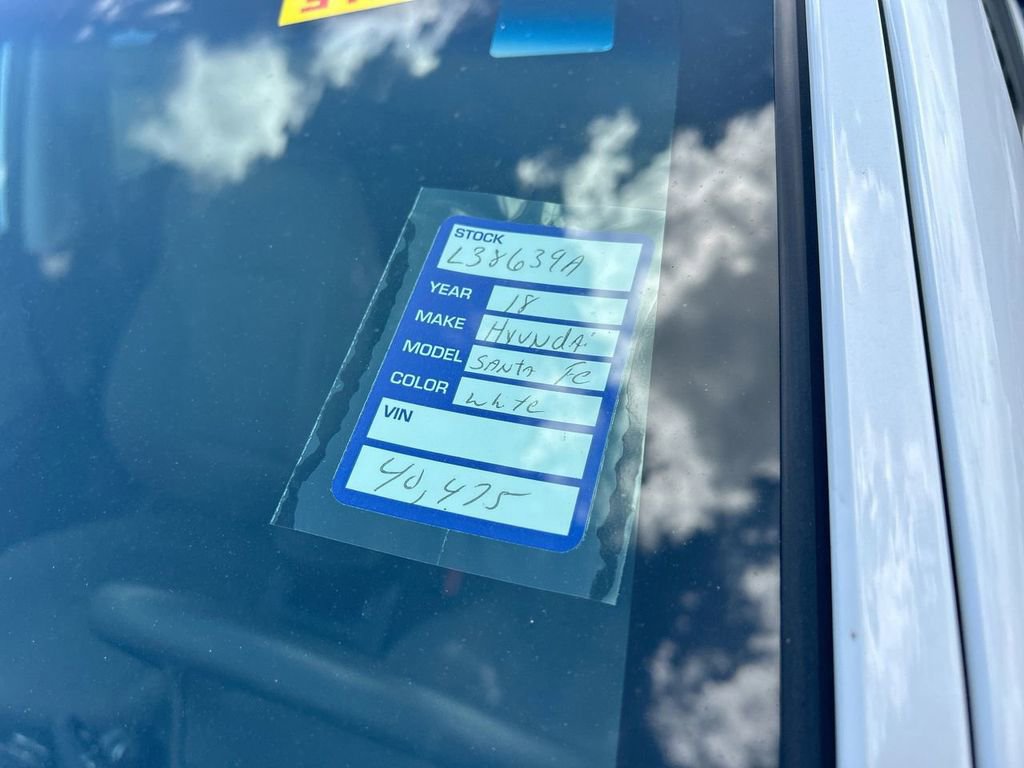 Used 2018 Hyundai Santa Fe Sport w/ 2.4L Value Package 02 FWD image 11