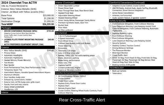 Used 2024 Chevrolet Trax ACTIV w/ Driver Confidence Package FWD image 12