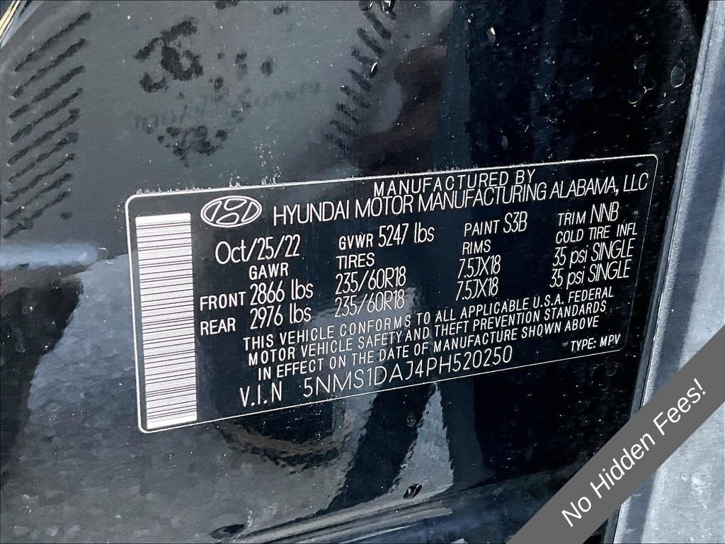 Used 2023 Hyundai Santa Fe SE AWD/4WD image 30