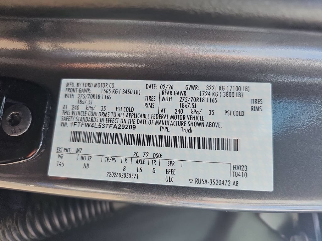 Used 2026 Ford F150 Tremor w/ Equipment Group 402A High AWD/4WD image 43