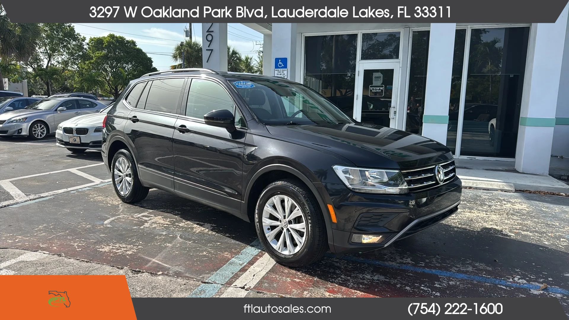 Used 2018 Volkswagen Tiguan S w/ Front Fog Lights Package FWD image 3
