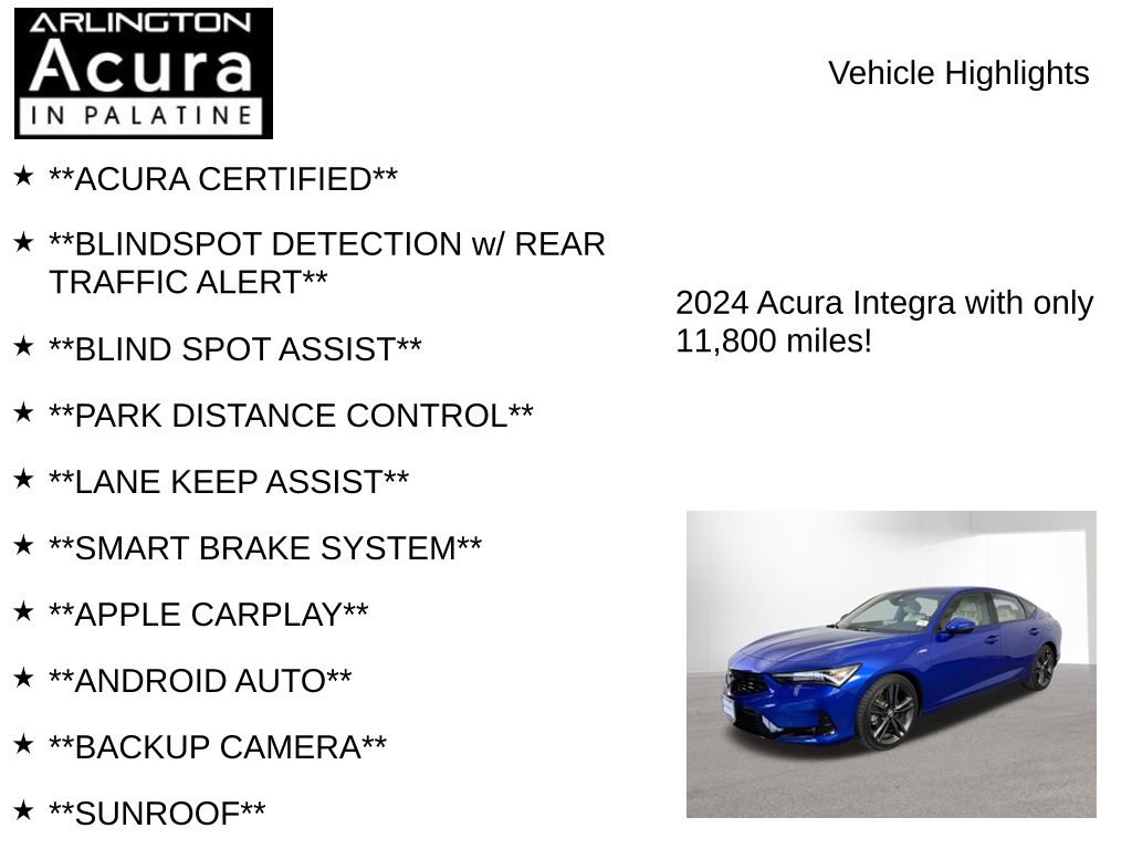 Certified 2024 Acura Integra A-Spec image 7
