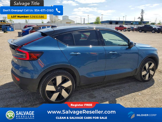 Used 2022 Volvo C40 P8 Recharge Ultimate AWD/4WD image 4