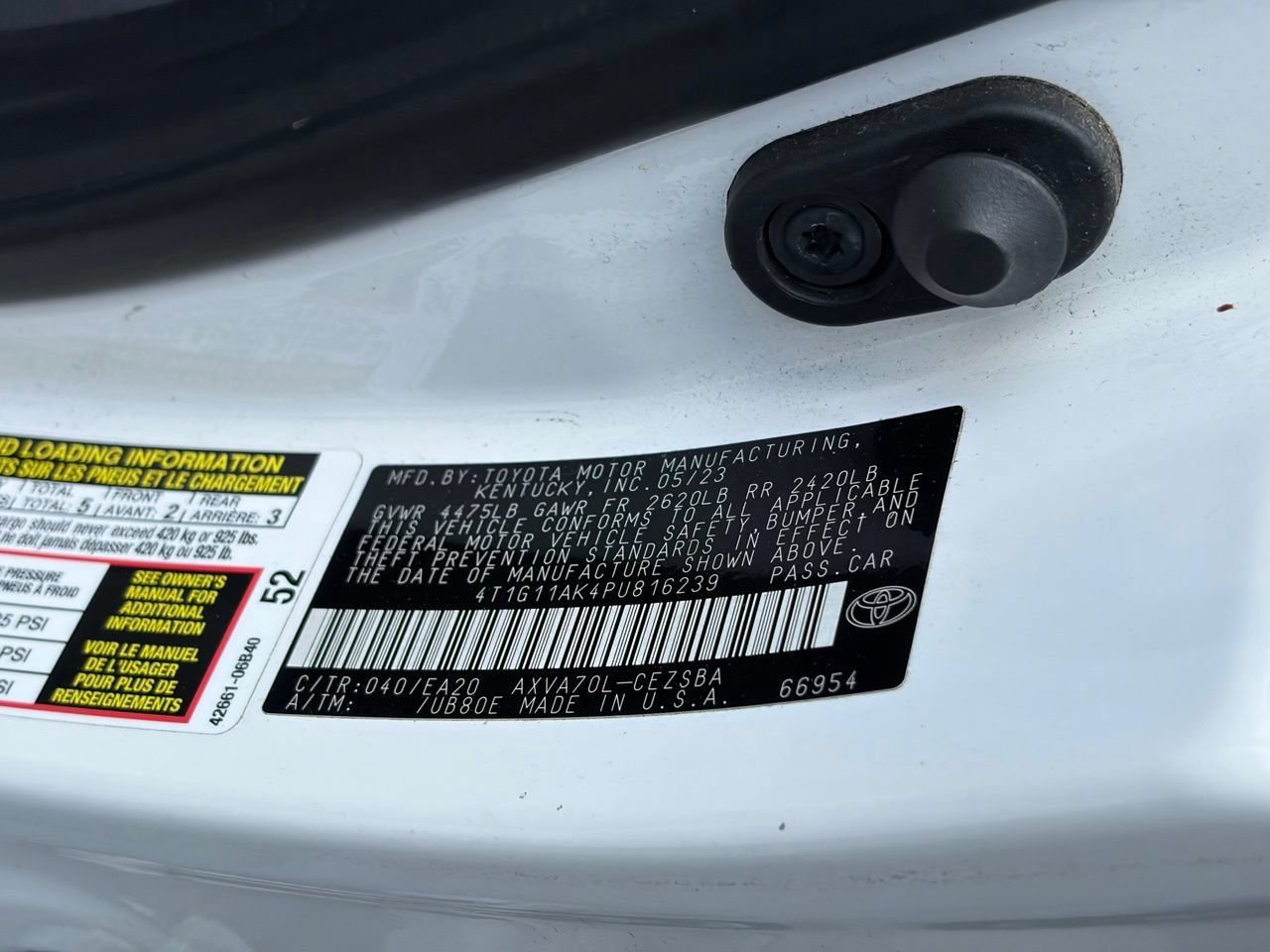Used 2023 Toyota Camry SE FWD image 13