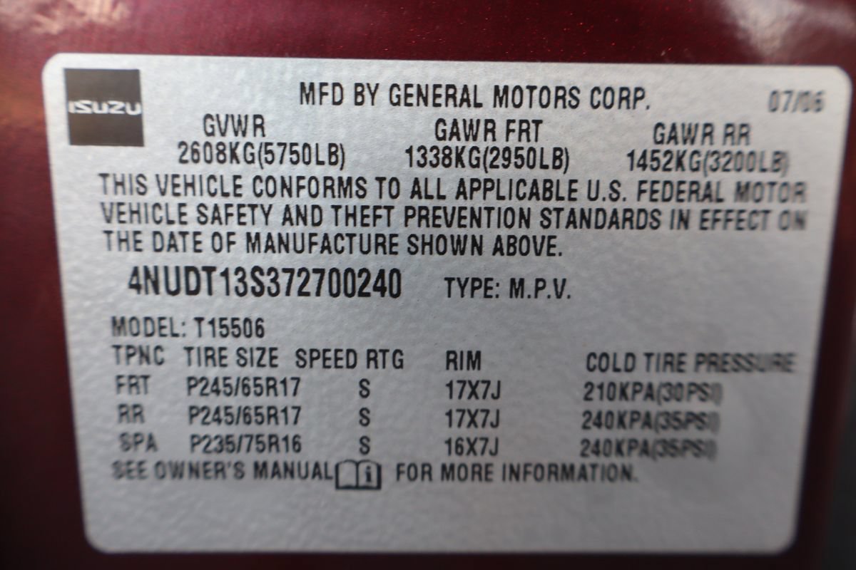 Used 2007 Isuzu Ascender S AWD/4WD image 43