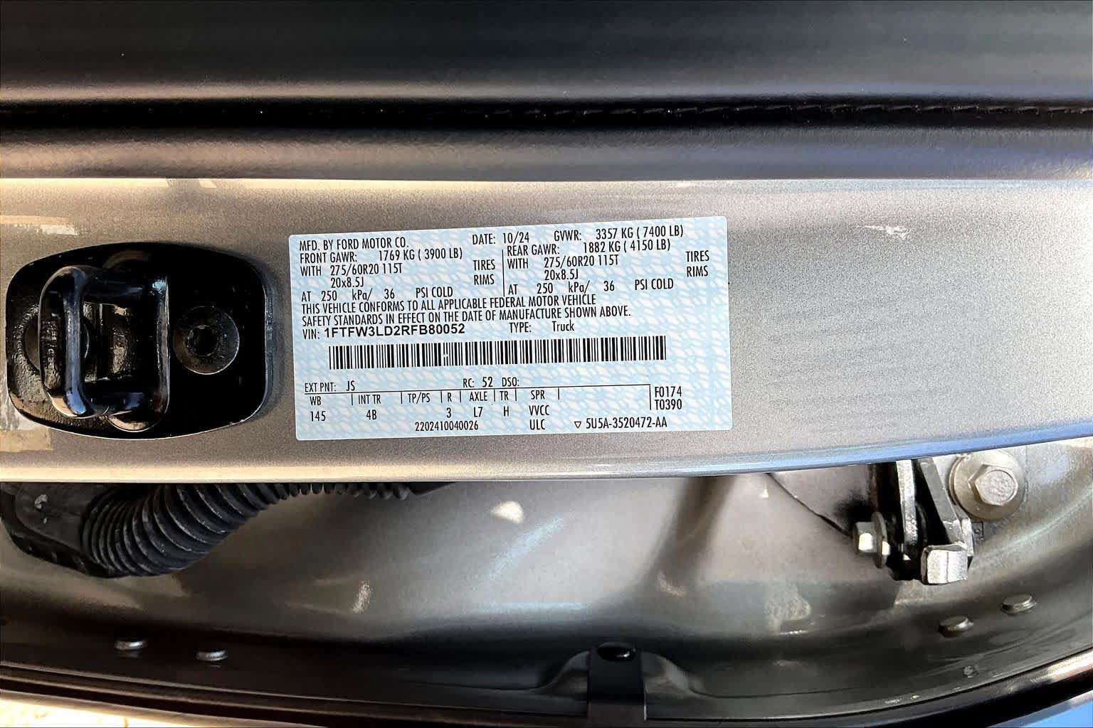 Certified 2024 Ford F150 XLT w/ Equipment Group 303A High AWD/4WD image 34