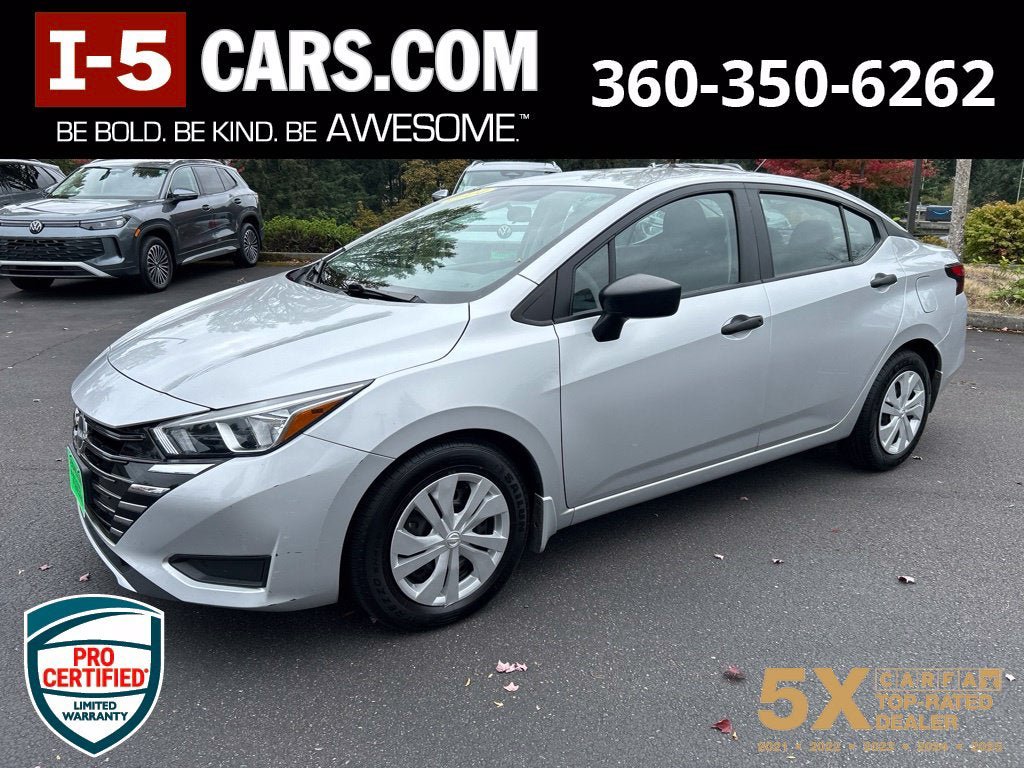 Used 2024 Nissan Versa S w/ Trunk Package FWD image 1