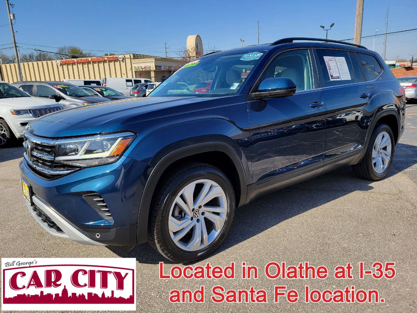 Used 2021 Volkswagen Atlas SE w/ Towing Package AWD/4WD image 1