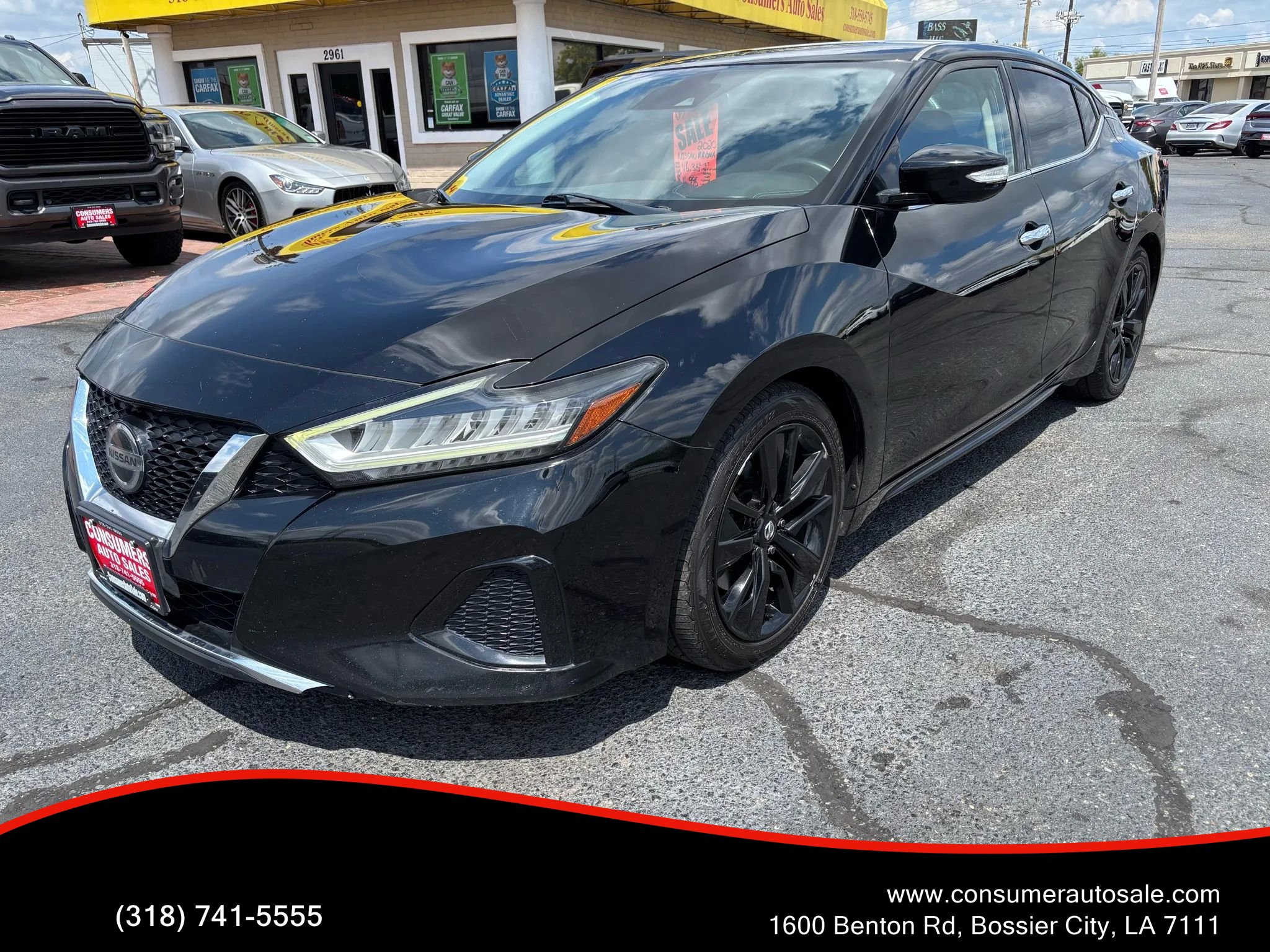 Used 2020 Nissan Maxima 3.5 SV w/ Floor Mat Group FWD image 1