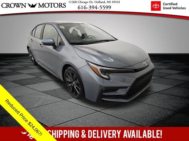 Certified 2024 Toyota Corolla SE w/ SE Premium Package FWD image 1