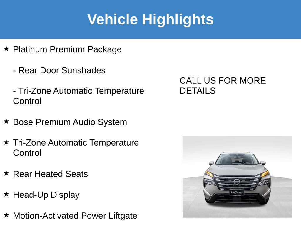 Used 2024 Nissan Rogue Platinum w/ Platinum Premium Package AWD/4WD image 15
