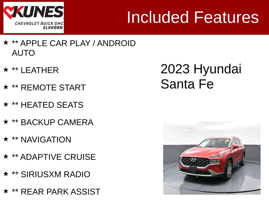 Used 2023 Hyundai Santa Fe SEL image 2