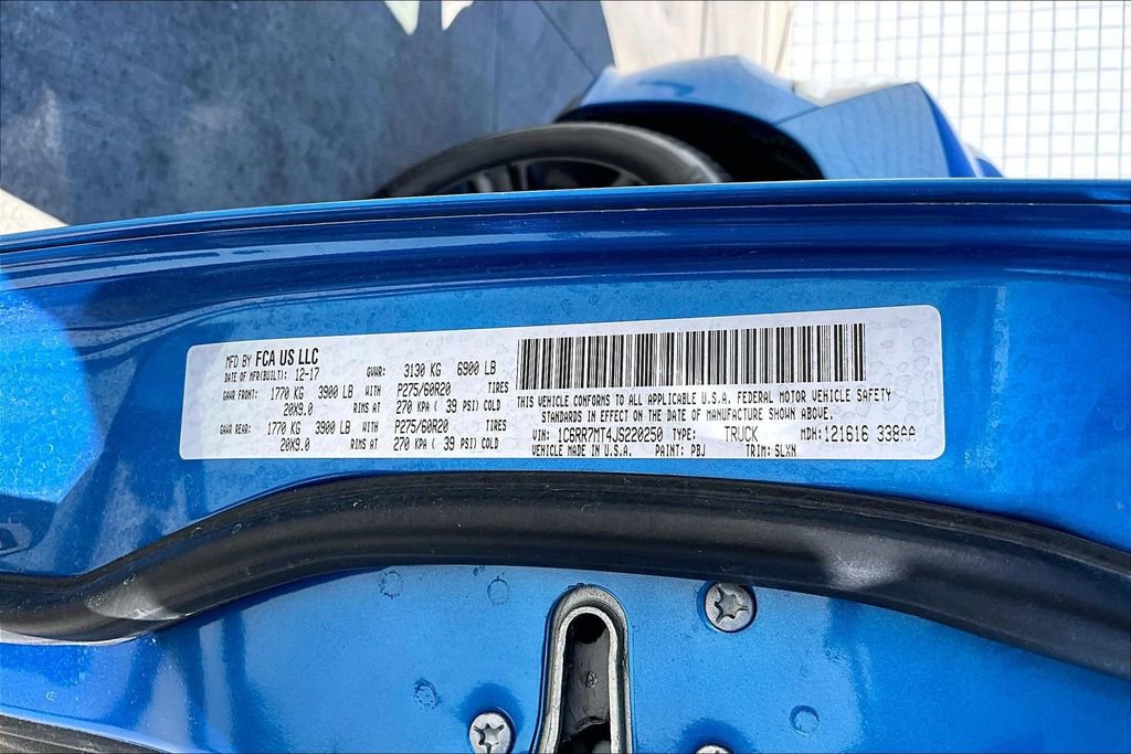 Certified 2018 RAM 1500 Sport w/ Hydro Blue Sport Package image 34