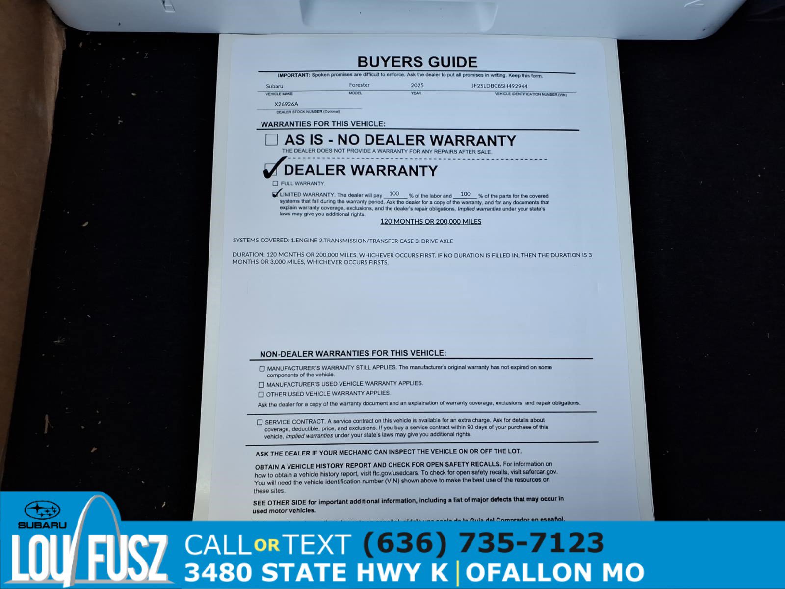 Used 2025 Subaru Forester Premium AWD/4WD image 35