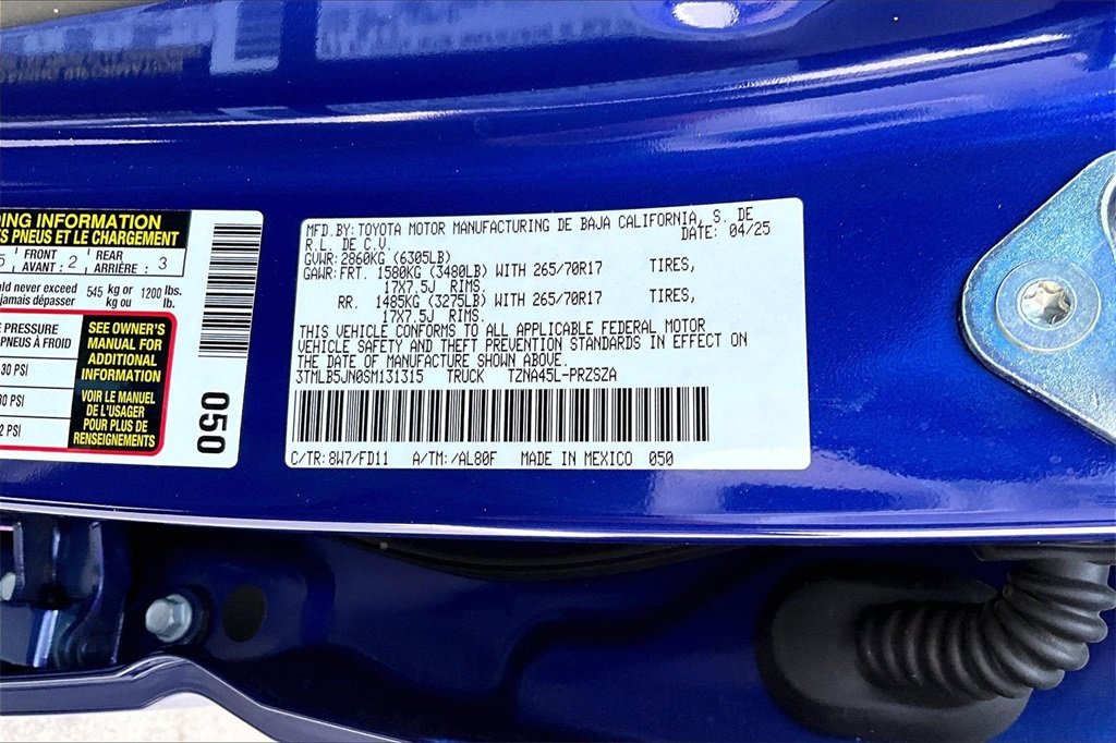 Used 2025 Toyota Tacoma TRD Off-Road w/ TRD Off Road Upgrade Package image 19