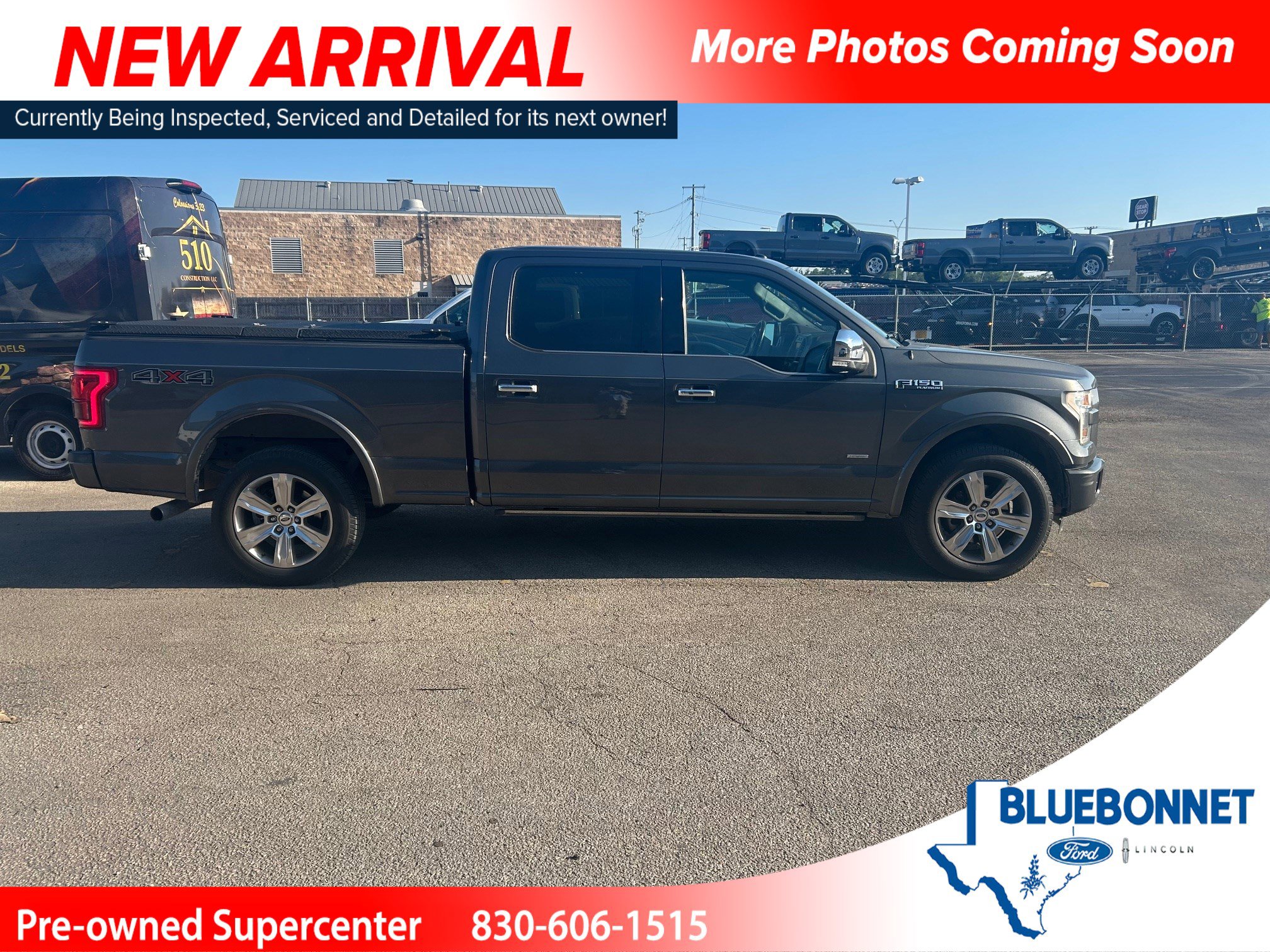Used 2015 Ford F150 Platinum w/ Equipment Group 701A Luxury AWD/4WD image 1