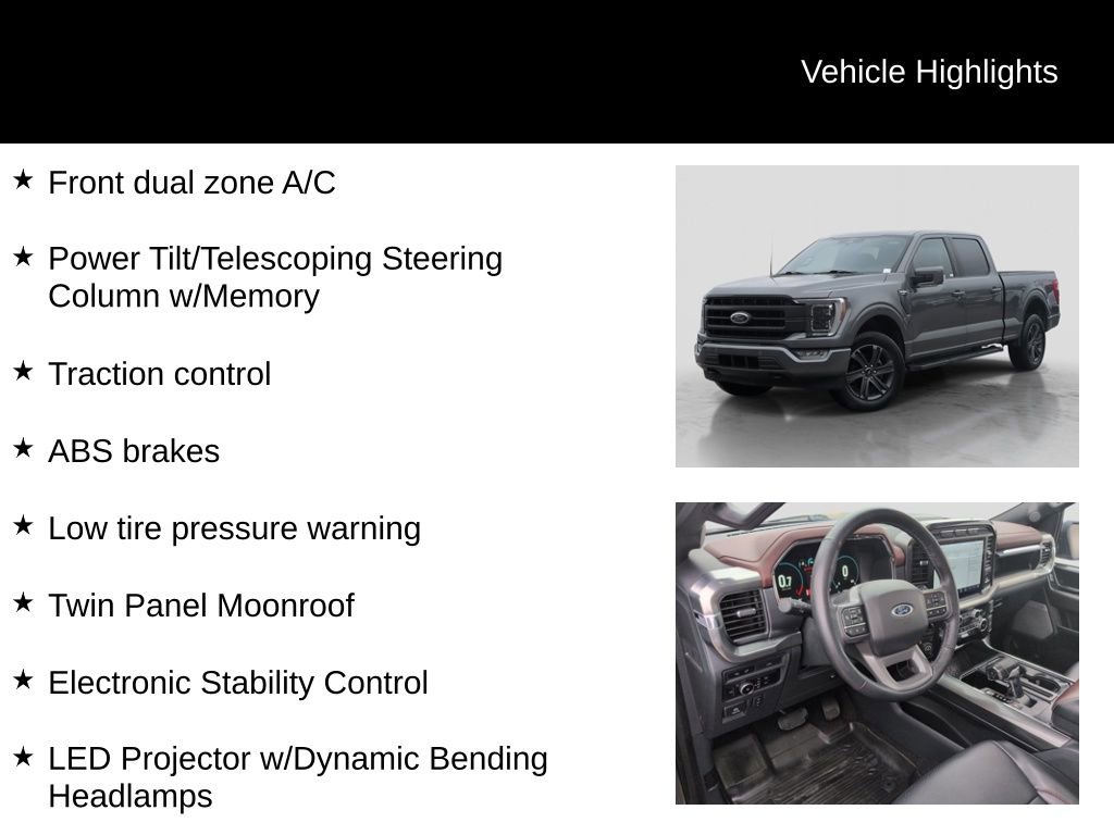 Used 2023 Ford F150 Lariat w/ Equipment Group 502A High image 26