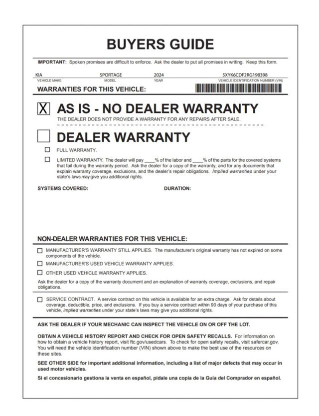 Used 2024 Kia Sportage X-Line image 29