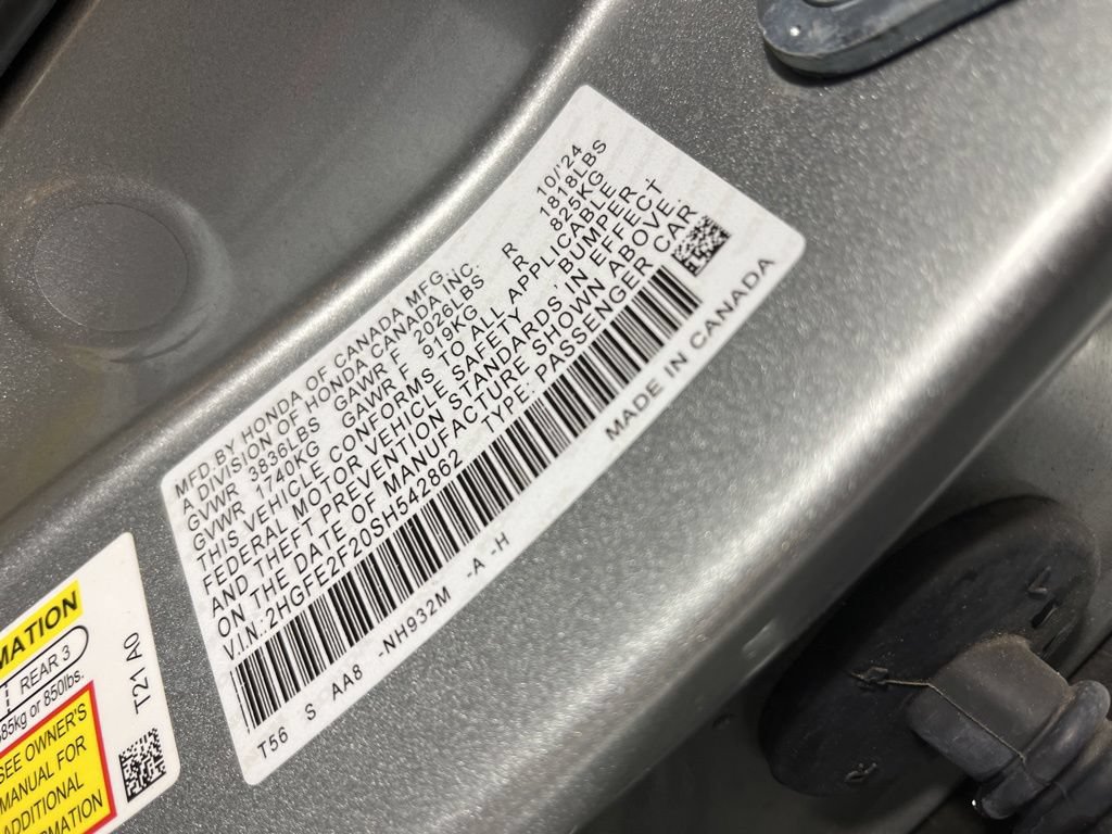 Certified 2025 Honda Civic LX image 32