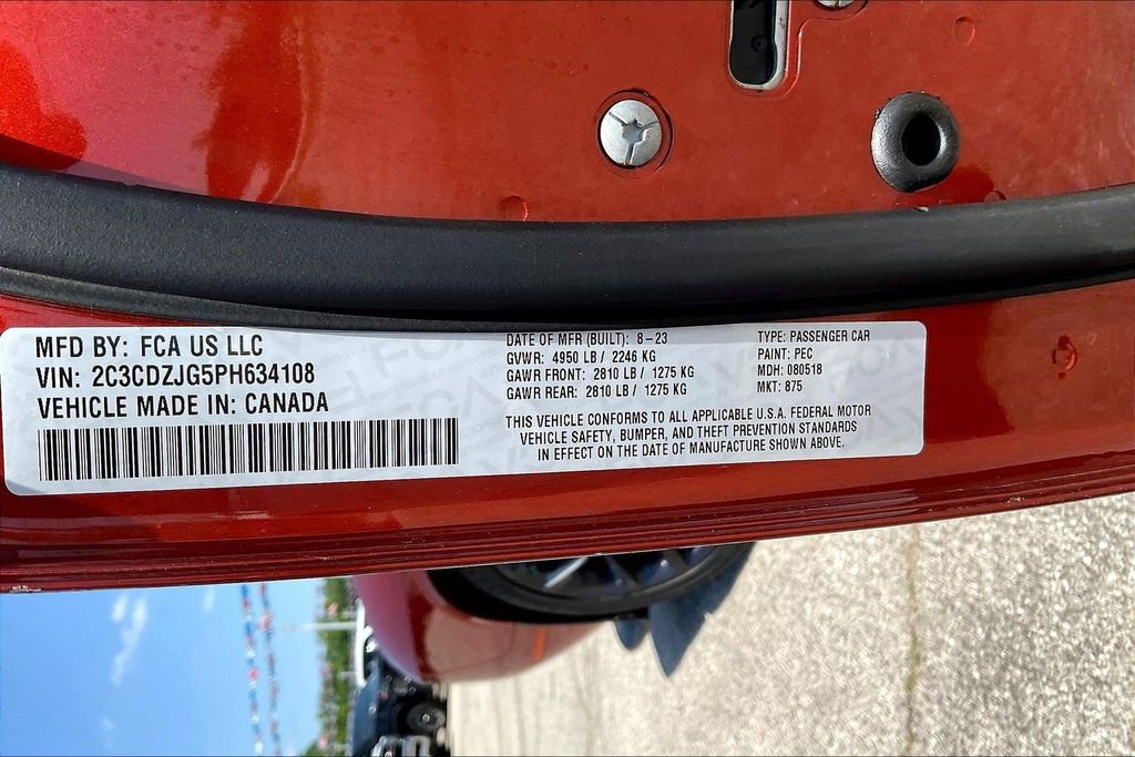 Used 2023 Dodge Challenger GT w/ Blacktop Package RWD image 31