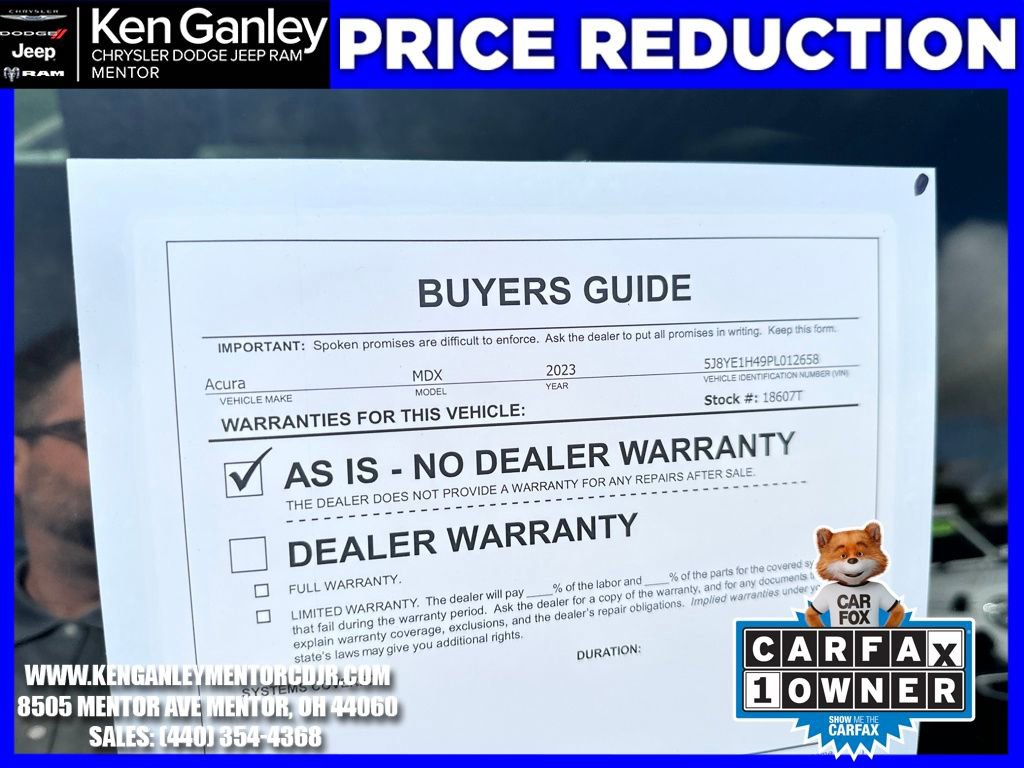 Used 2023 Acura MDX SH-AWD w/ Technology Package image 29