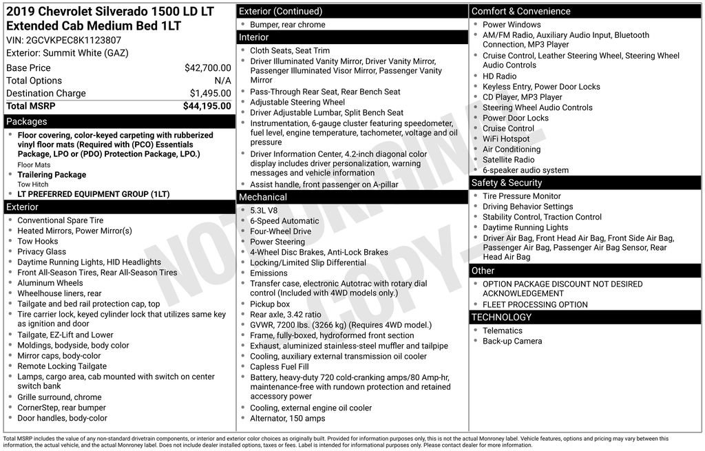 Used 2019 Chevrolet Silverado 1500 LT image 25