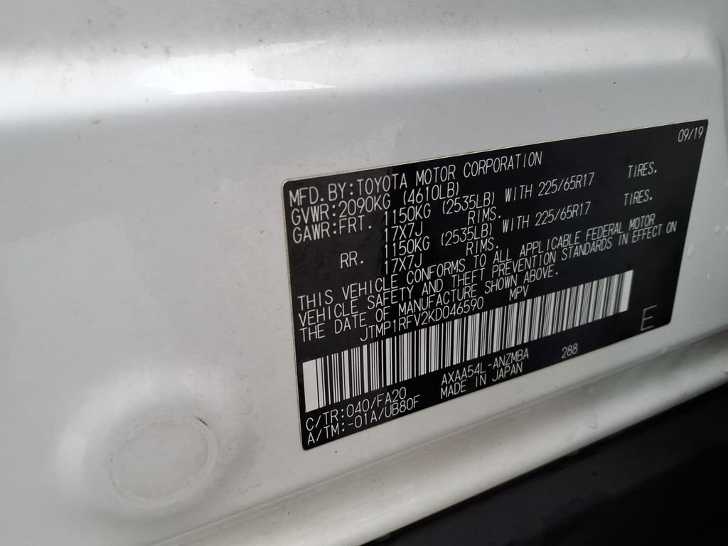 Used 2019 Toyota RAV4 XLE w/ All Weather Liner Package AWD/4WD image 34