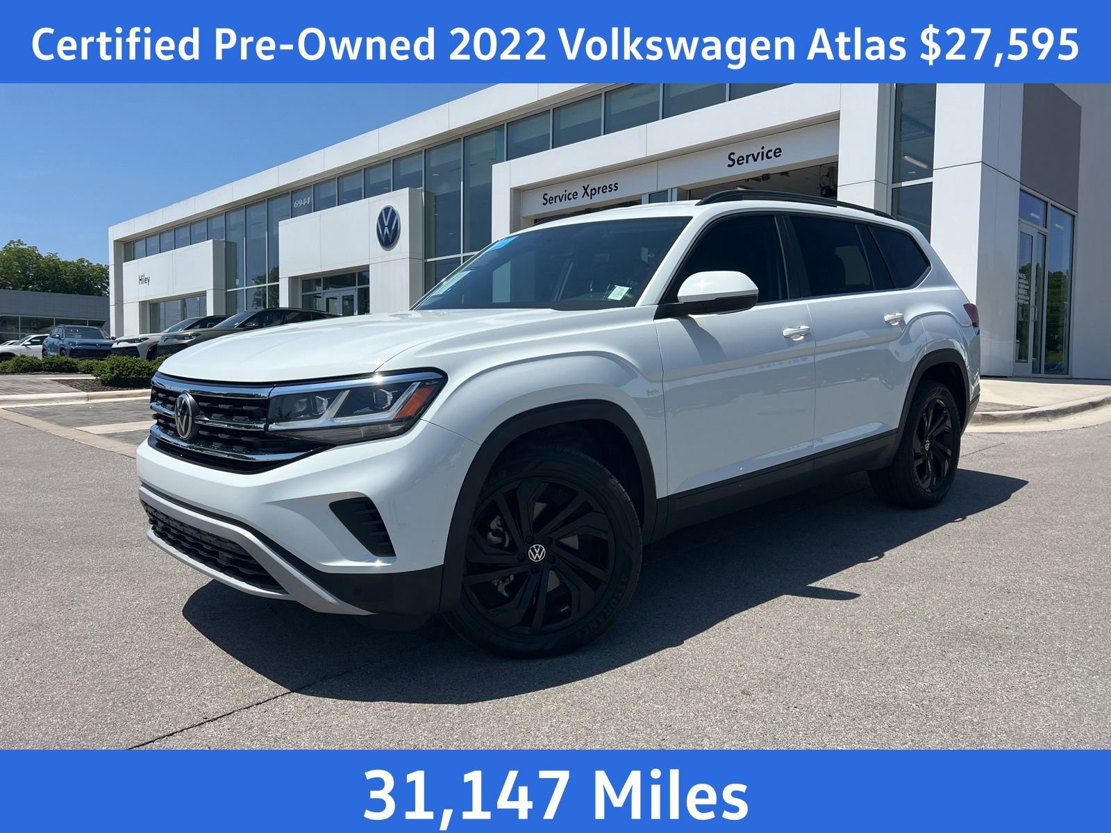 Certified 2022 Volkswagen Atlas SE