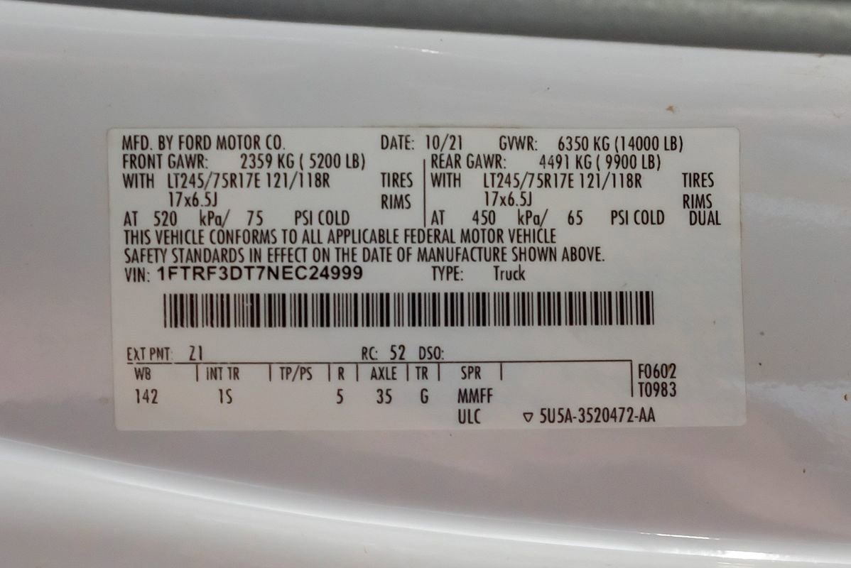 Used 2022 Ford F350 XL w/ STX Appearance Package image 54