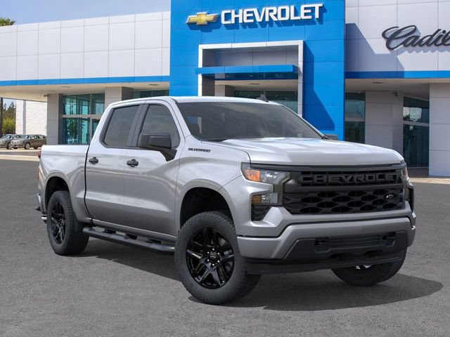 New 2026 Chevrolet Silverado 1500 Custom w/ Turbomax Blackout Package RWD image 2