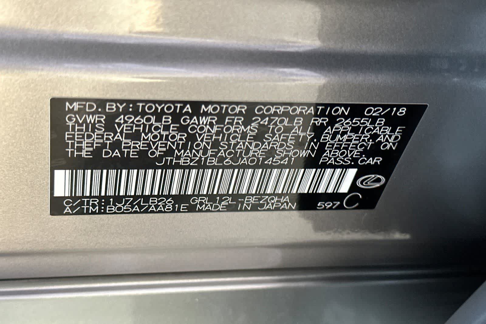 Used 2018 Lexus GS 350 F Sport RWD image 35