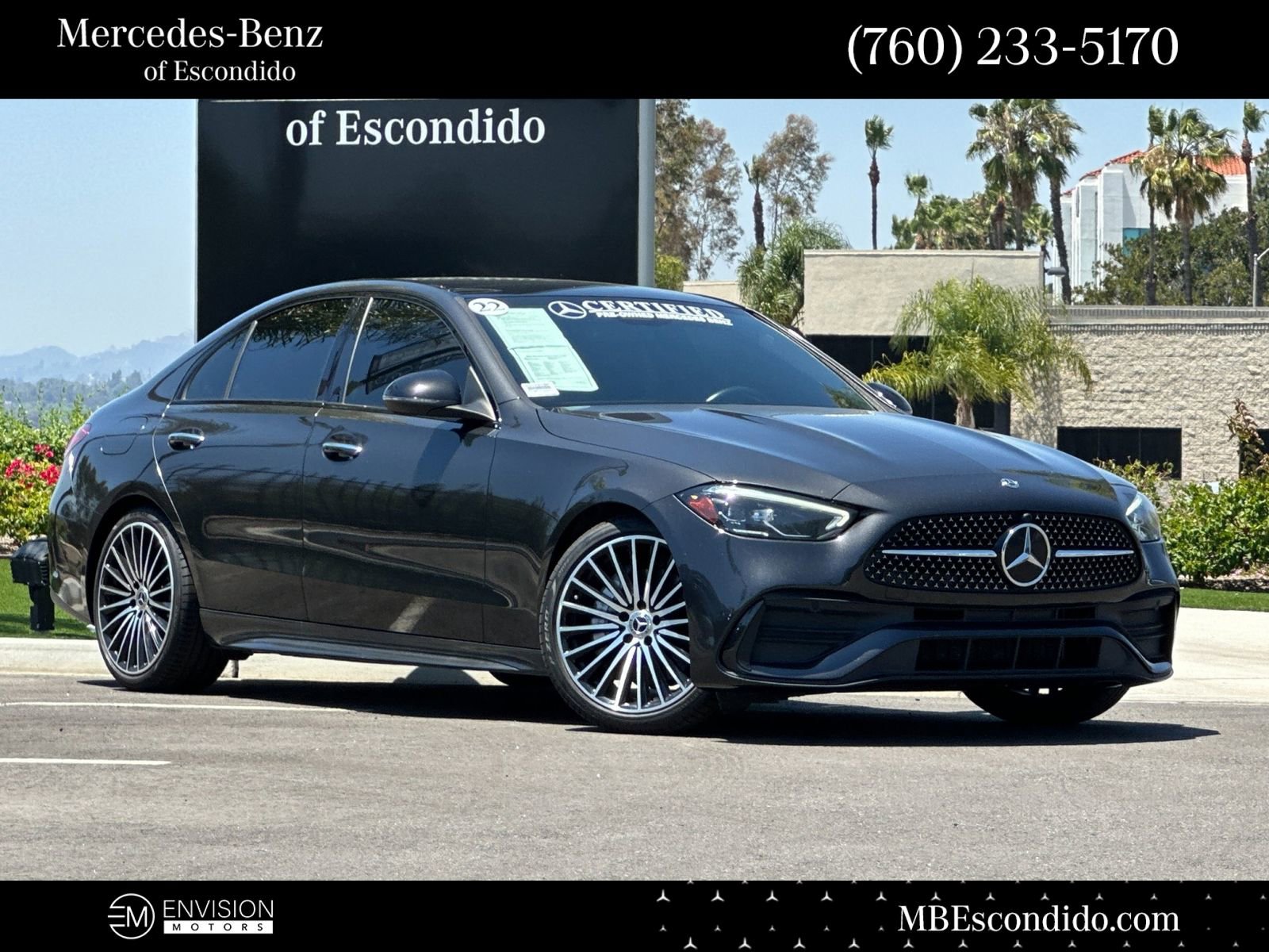 Certified 2022 Mercedes-Benz C 300 Sedan w/ AMG Line w/ Night Package