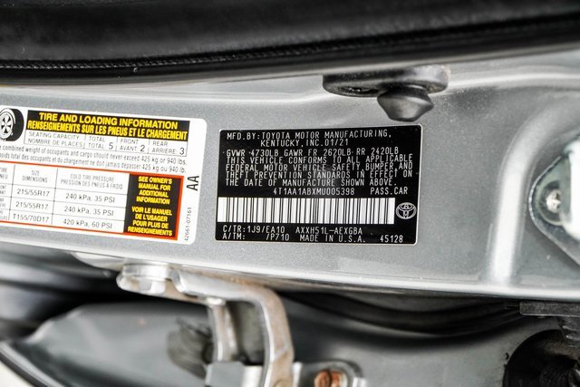 Used 2021 Toyota Avalon XLE w/ Moonroof Package image 47