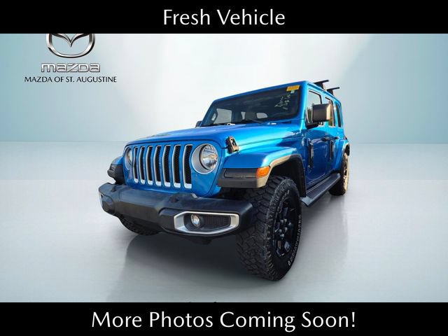 Used 2021 Jeep Wrangler Unlimited Sahara w/ Safety Group AWD/4WD image 1