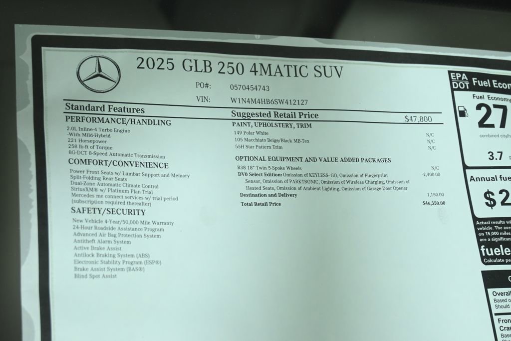 Certified 2025 Mercedes-Benz GLB 250 4MATIC image 28