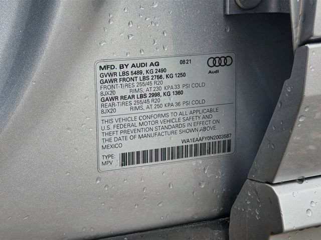 Used 2022 Audi Q5 2.0T Premium Plus AWD/4WD image 46