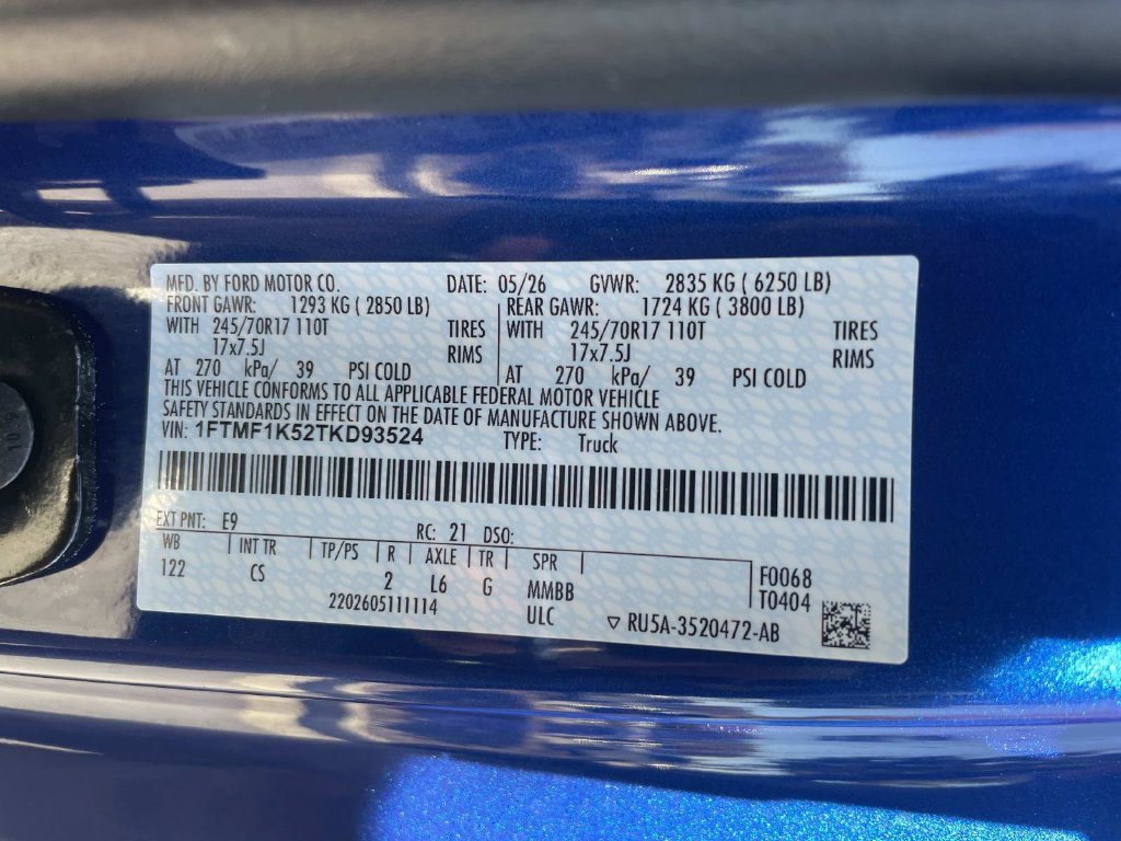 Certified 2026 Ford F150 XL w/ Equipment Group 103A High RWD image 17