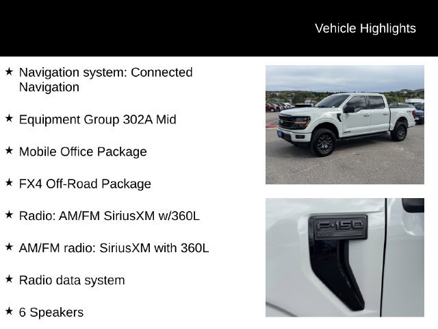 Certified 2024 Ford F150 XLT w/ Equipment Group 302A MID AWD/4WD image 8