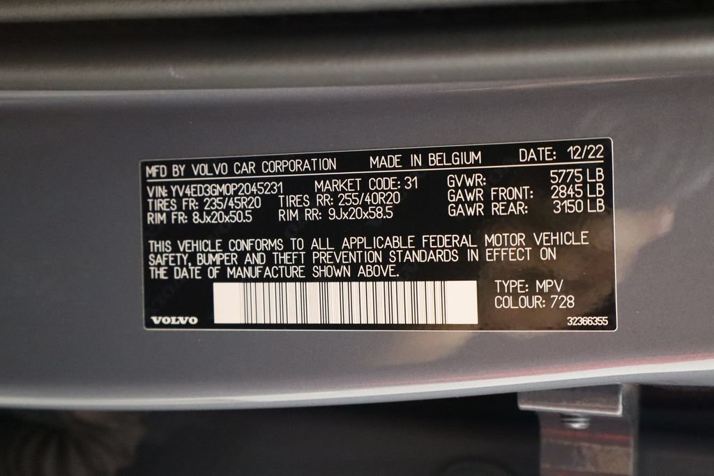 Used 2023 Volvo C40 P8 Recharge Ultimate AWD/4WD image 40