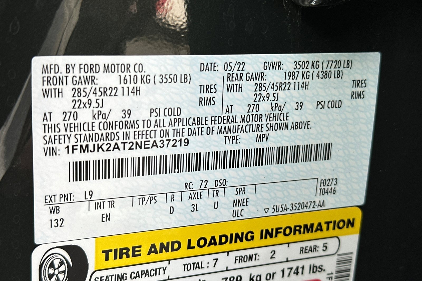 Certified 2022 Ford Expedition Max Limited image 29