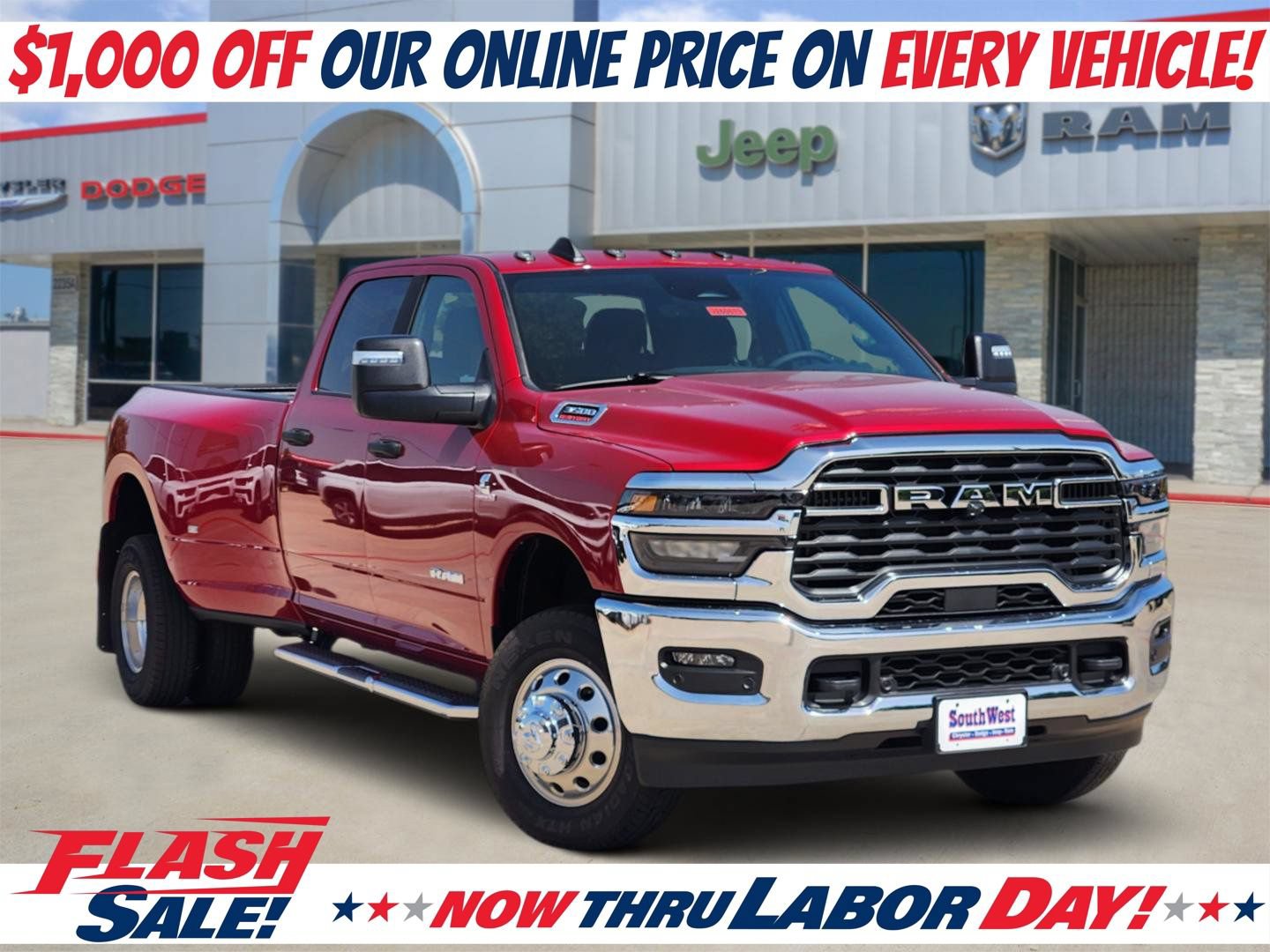 New 2026 RAM 3500 Lone Star AWD/4WD 360° Tour