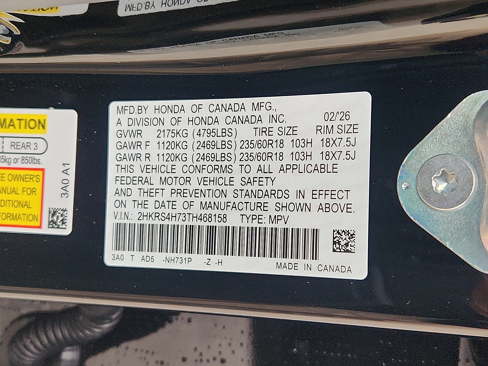 New 2026 Honda CR-V EX-L image 17