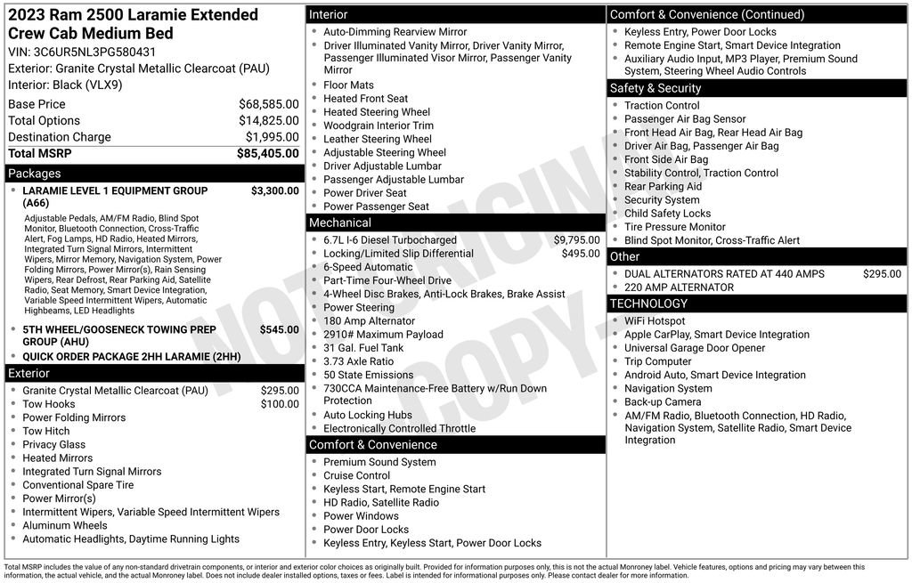Used 2023 RAM 2500 Laramie image 37