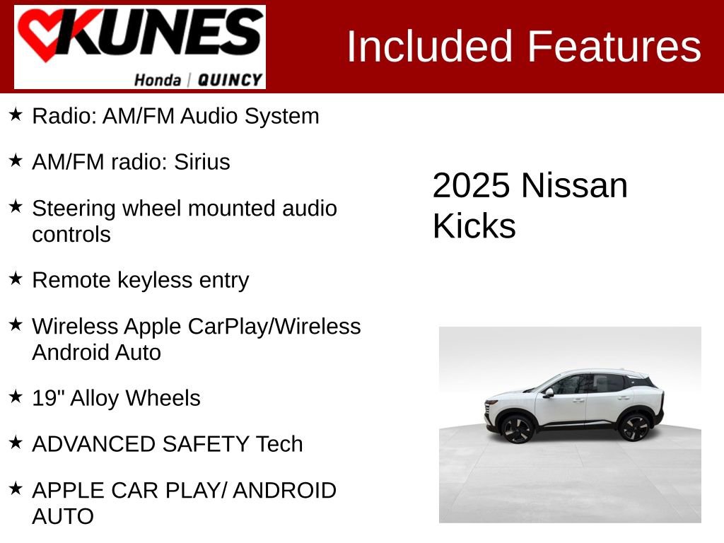 Used 2025 Nissan Kicks SR FWD image 2