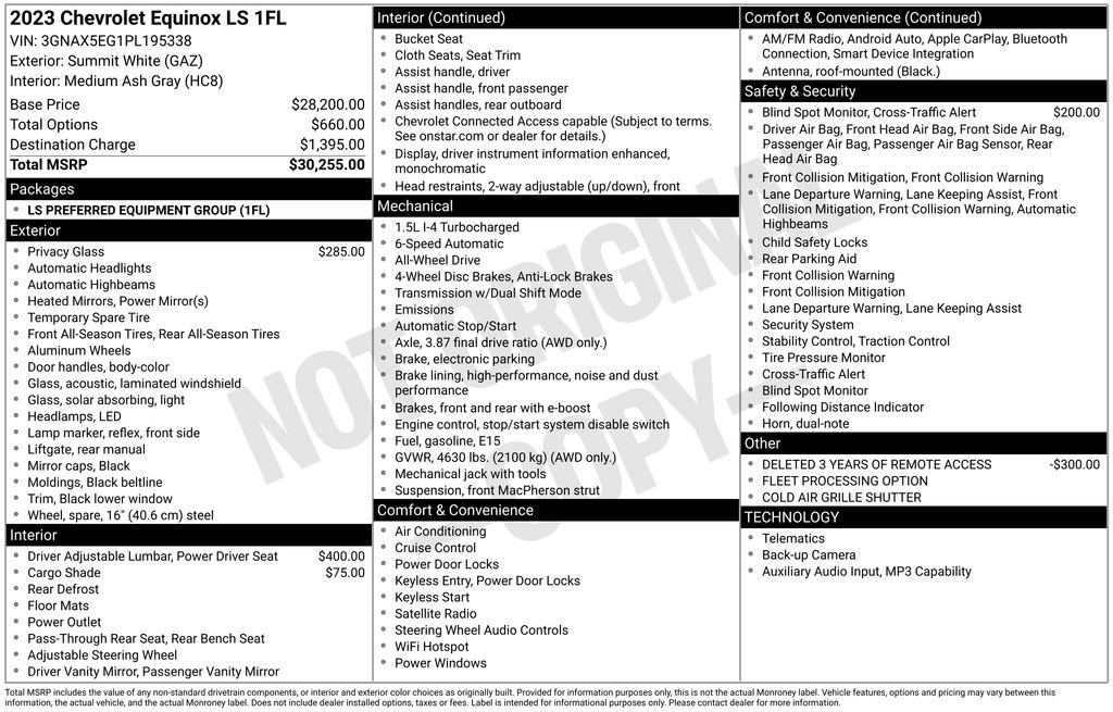 Used 2023 Chevrolet Equinox LS image 28
